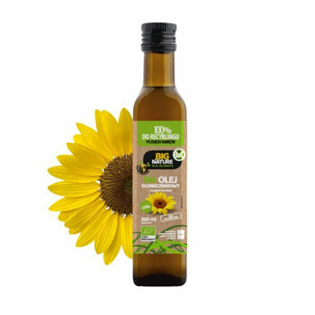 Big Nature | Olej słonecznikowy BIO tłoczony na zimno 250ml