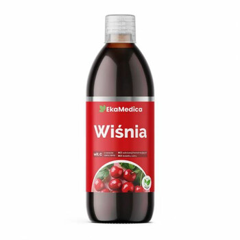 EkaMedica | Sok z wiśni 100% bez cukru 500ml