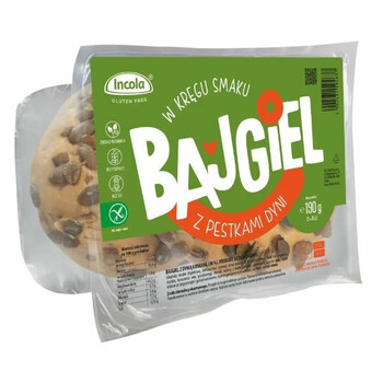 Incola | Bajgle z pestkami dyni 190g