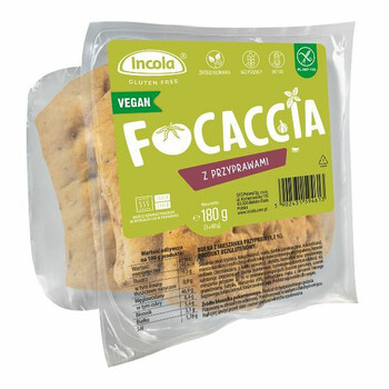 Incola | Bezglutenowa Focaccia z przyprawami 180g