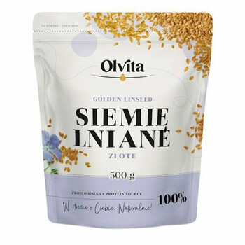 OlVita | Siemię lniane złociste 500g