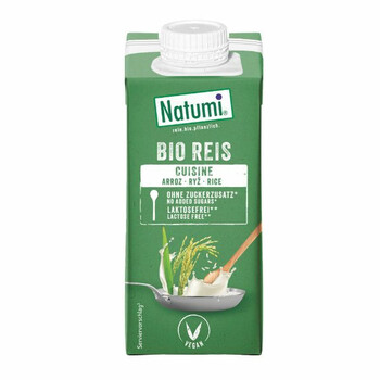 Natumi | Zagęszczony produkt ryżowy do gotowania i pieczenia bez dodatku cukrów bezglutenowy BIO 200ml