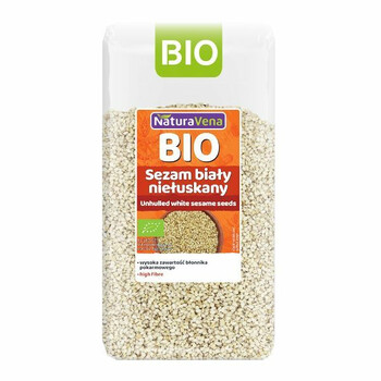 NaturaVena | Sezam biały niełuskany BIO 250g