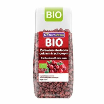 NaturaVena | Żurawina słodzona cukrem trzcinowym BIO 100g