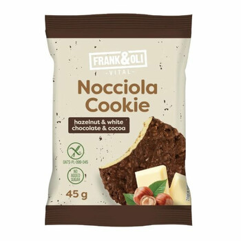 Frank&Oli | Bezglutenowe ciastko Nocciola with Cocoa&White chocolate 45g