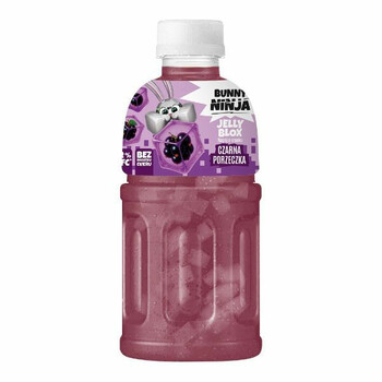 Bunny Ninja | Napój z sokiem z czarnej porzeczki NFC z galaretką kokosową 320ml