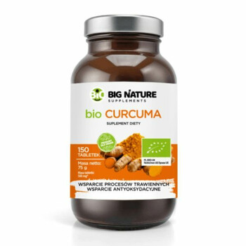 Big Nature | Tabletki Curcuma BIO 150 szt.