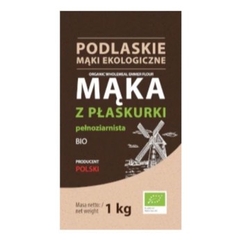 BioLife | Mąka z płaskurki pełnoziarnista BIO 1kg