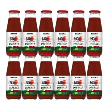 Naura | 12x Sos pomidorowy Passata BIO 680g