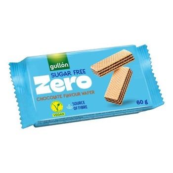 Gullón | Wafle czekoladowe bez dodatku cukru 60g