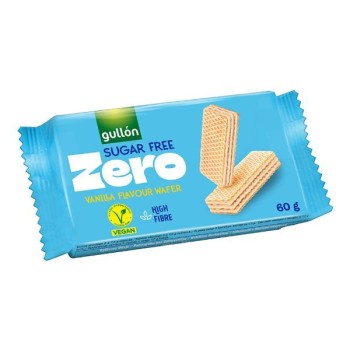 Gullón | Wafle waniliowe bez dodatku cukru 60g