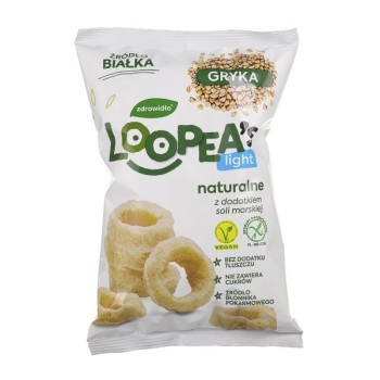 Loopea's | Chrupki z gryki z dodatkiem soli morskiej 42g