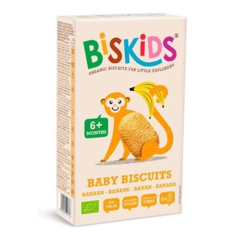 Biskids | Ciasteczka bananowe od 6 miesiąca BIO 120g