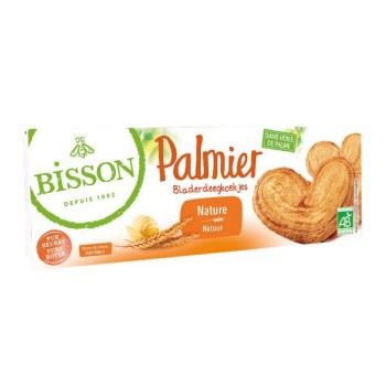 Bisson | Ciastka francuskie maślane palmiery BIO 100g
