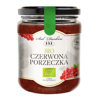 Sad Danków | Dżem z czerwonych porzeczek bez cukru BIO 260g