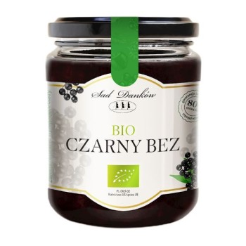 Sad Danków | Dżem z czarnego bzu bez cukru BIO 260g