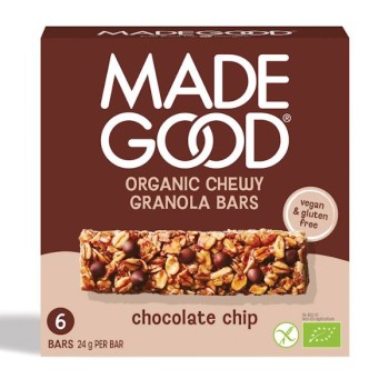 Made Good | Bezglutenowe batoniki granola crunchy z czekoladą BIO (6x24g) 144g
