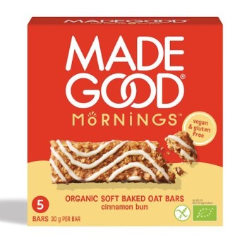 Made Good | Bezglutenowe batoniki owsiane soft z cynamonem BIO (5x30g) 150g