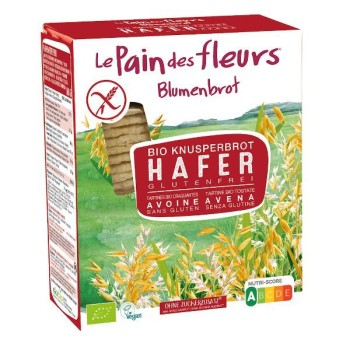 Le Pain des fleurs | Bezglutenowe pieczywo chrupkie owsiane BIO 150g