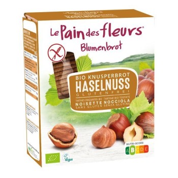 Le Pain des fleurs | Bezglutenowe pieczywo chrupkie orzechowe BIO 150g