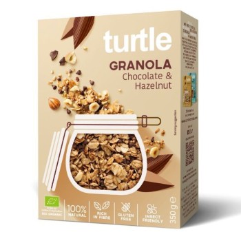 Turtle | Bezglutenowa granola czekolada-orzechy laskowe BIO 350g