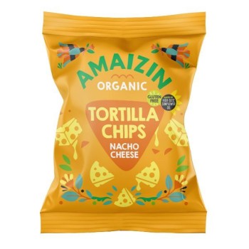 Amaizin | Bezglutenowe chipsy kukurydziane serowe BIO 150g