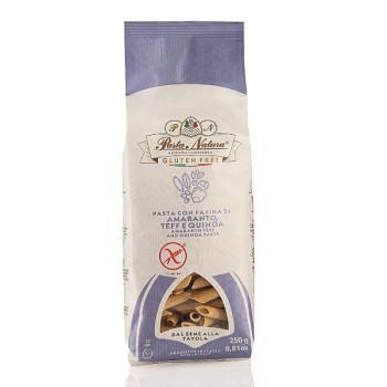 Pasta Natura | Bezglutenowy makaron kukurydziano-ryżowy z amarantusem, teff i quinoa Penne 250g