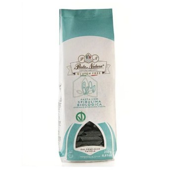 Pasta Natura | Bezglutenowy makaron ryżowy razowy ze spiruliną Penne BIO 250g