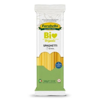 Farabella | Bezglutenowy makaron kukurydziano-ryżowy Spaghetti BIO 340g