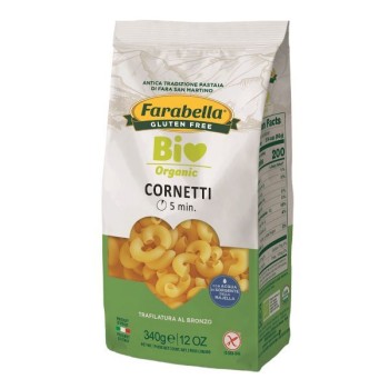 Farabella | Bezglutenowy makaron kukurydziano-ryżowy Kolanka BIO 340g