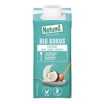 Natumi | Zagęszczony produkt kokosowy do gotowania i pieczenia bezglutenowy BIO 200ml