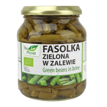 Bio Planet | Fasolka zielona w zalewie w słoiku BIO 340g (185g)