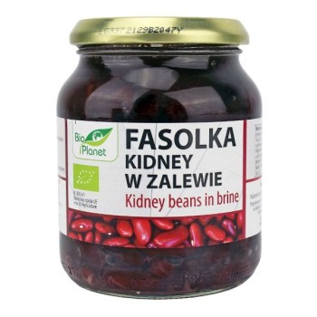 Bio Planet | Fasolka kidney w zalewie w słoiku BIO 360g (240g)