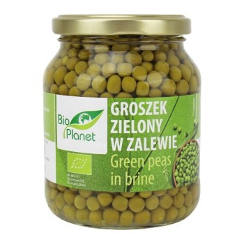 Bio Planet | Groszek zielony w zalewie w słoiku BIO 350g (230g)