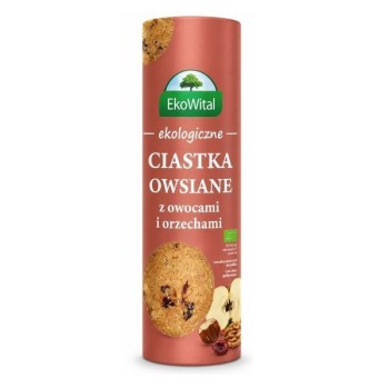 EkoWital | Ciastka owsiane z owocami i orzechami BIO 250g