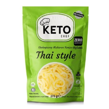 Keto Chef | Bezglutenowy makaron konjac Thai Style BIO 270g (200g)