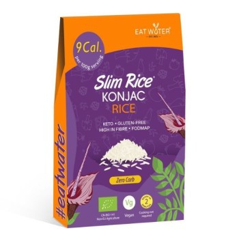 Slim | Bezglutenowy makaron konjac w kształcie ryżu BIO 270g (200g)