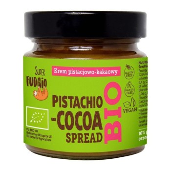 Me Gusto | Bezglutenowy krem pistacjowo-kakaowy BIO 190g