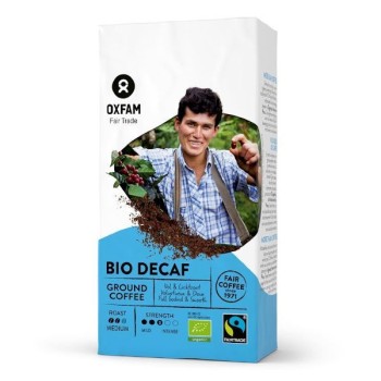 Oxfam | Kawa mielona bezkofeinowa arabica/robusta fair trade BIO 250g