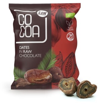 Cocoa | Daktyle w surowej czekoladzie BIO 70g