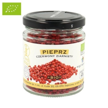 Pięć Przemian | Bezglutenowy pieprz czerwony ziarnisty BIO 45g