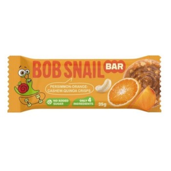 Bob Snail | Baton persymona-pomarańcza-nerkowiec i chrupki z komosy ryżowej 35g