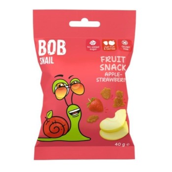 Bob Snail | Żelki jabłko-truskawka 40g