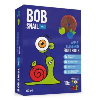 Bob Snail | Przekąska jabłko-borówka 100g