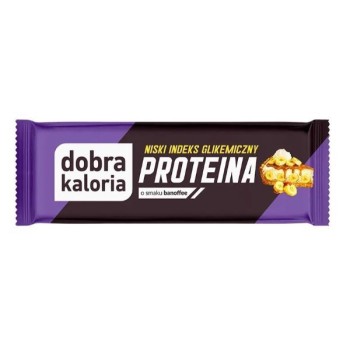 Dobra Kaloria | Baton proteinowy banoffee bez cukru 45g