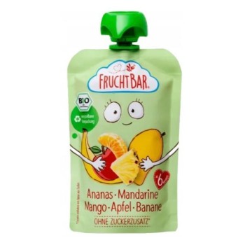 Fruchtbar | Mus ananas-mandarynka-mango-jabłko-banan BIO 100g