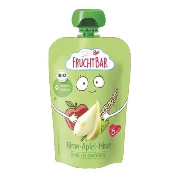 Fruchtbar | Mus gruszka-jabłko-proso BIO 100g