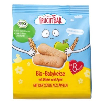 Fruchtbar | Ciasteczka orkiszowo-pszenne jabłkowe BIO 100g