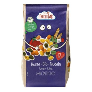 Fruchtbar | Makaron z pszenicy durum z pomidorami i szpinakiem BIO 300g