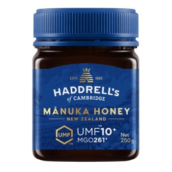 Haddrell's of Cambridge | Miód Manuka MGO 261+ UMF 10+ 250g